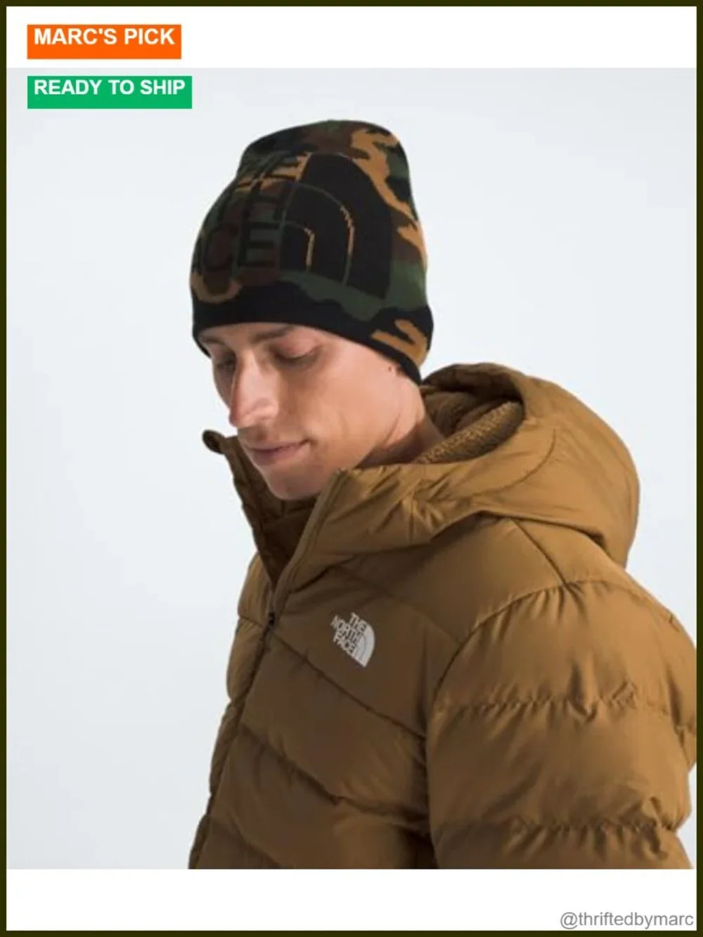 Reversible Double Sided Winter Beanie, Repreve Recycled Polyester, Classic Fit